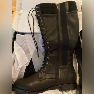 Torrid Black Boots Calf Height - Size 12